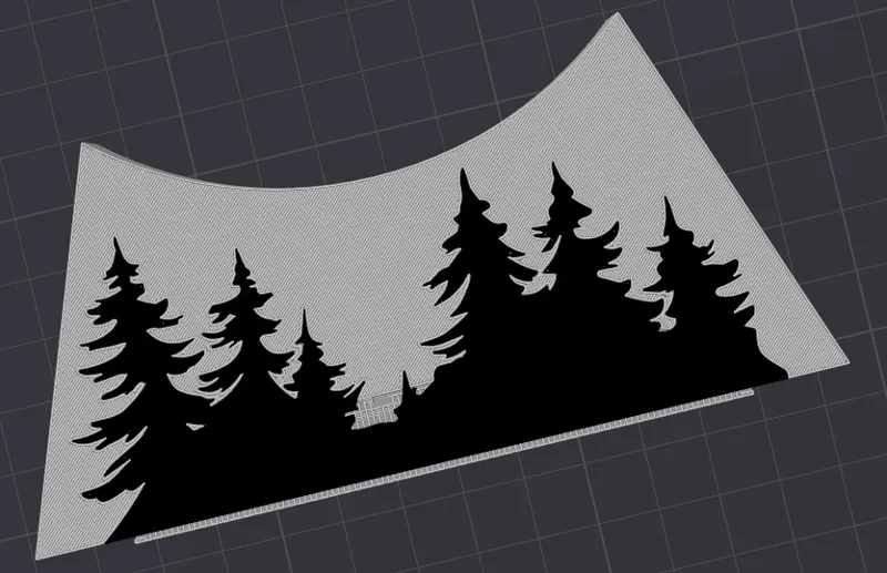 wolf in the forest stand with trees