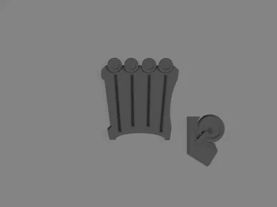 Thancred Gunbreaker Gauntlet Hand Piece