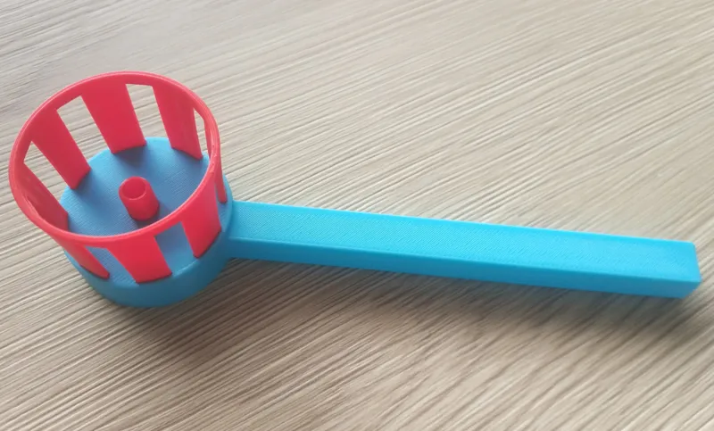 Ball blowing training game