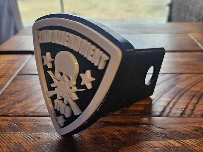 2nd Amendment 1789 Shield Hitch Cover 2" 