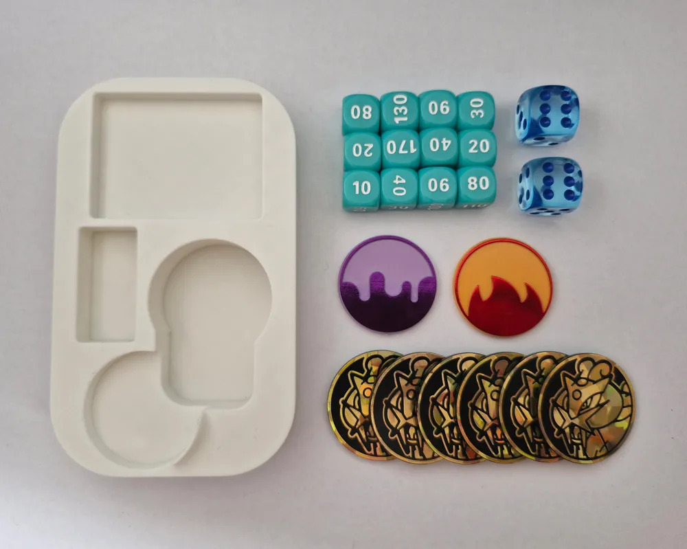 Pokemon Mini Tin Insert for dice & coins - Free 3D Print Model - MakerWorld