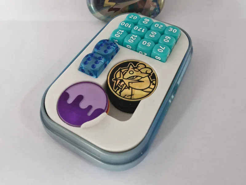 Pokemon Mini Tin Insert for dice & coins