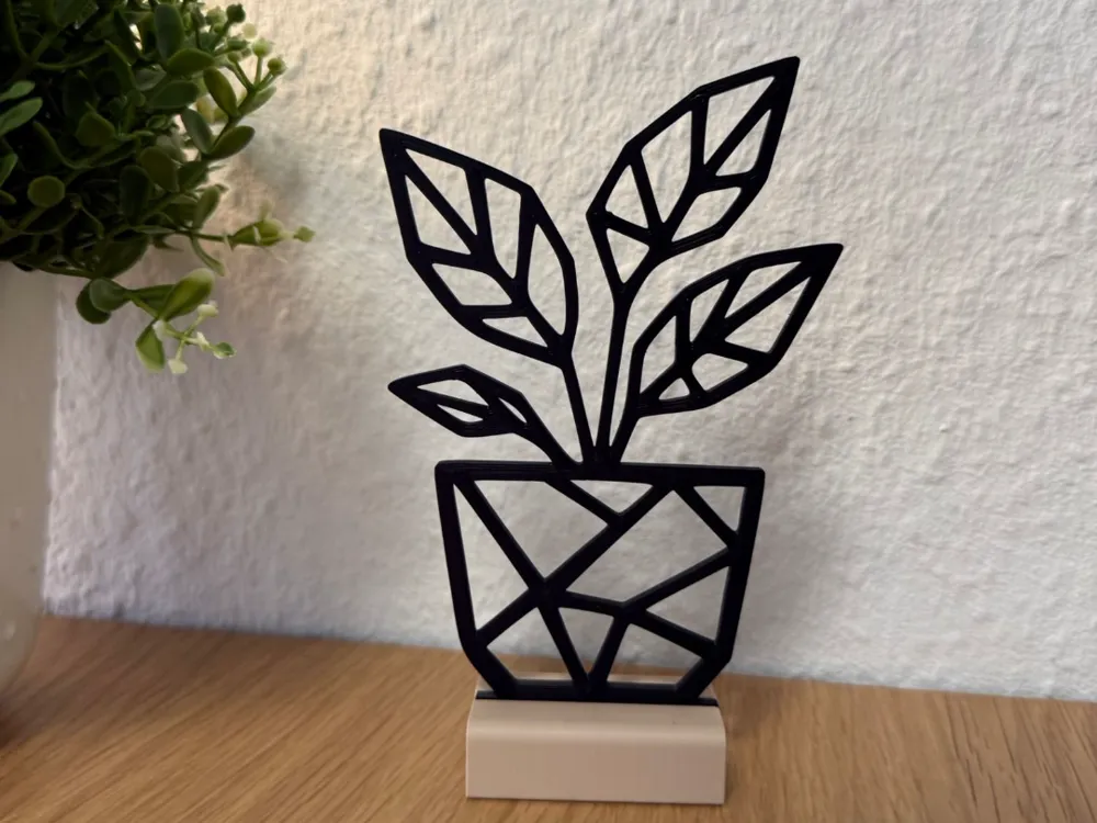 Low Poly Potted Plant - Free 3D Print Model - MakerWorld