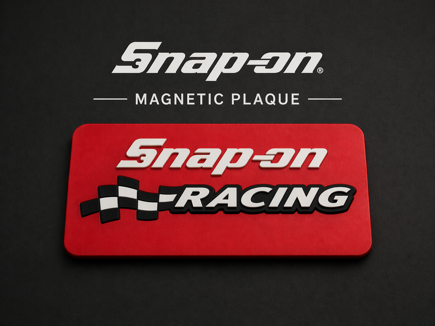 Snap-On Racing Magnetic Plaque