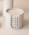 6 coasters + holder