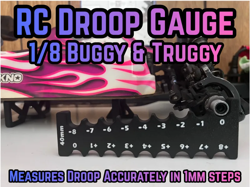 Droop Gauge and Stands - RC Racing 1:8 Scale