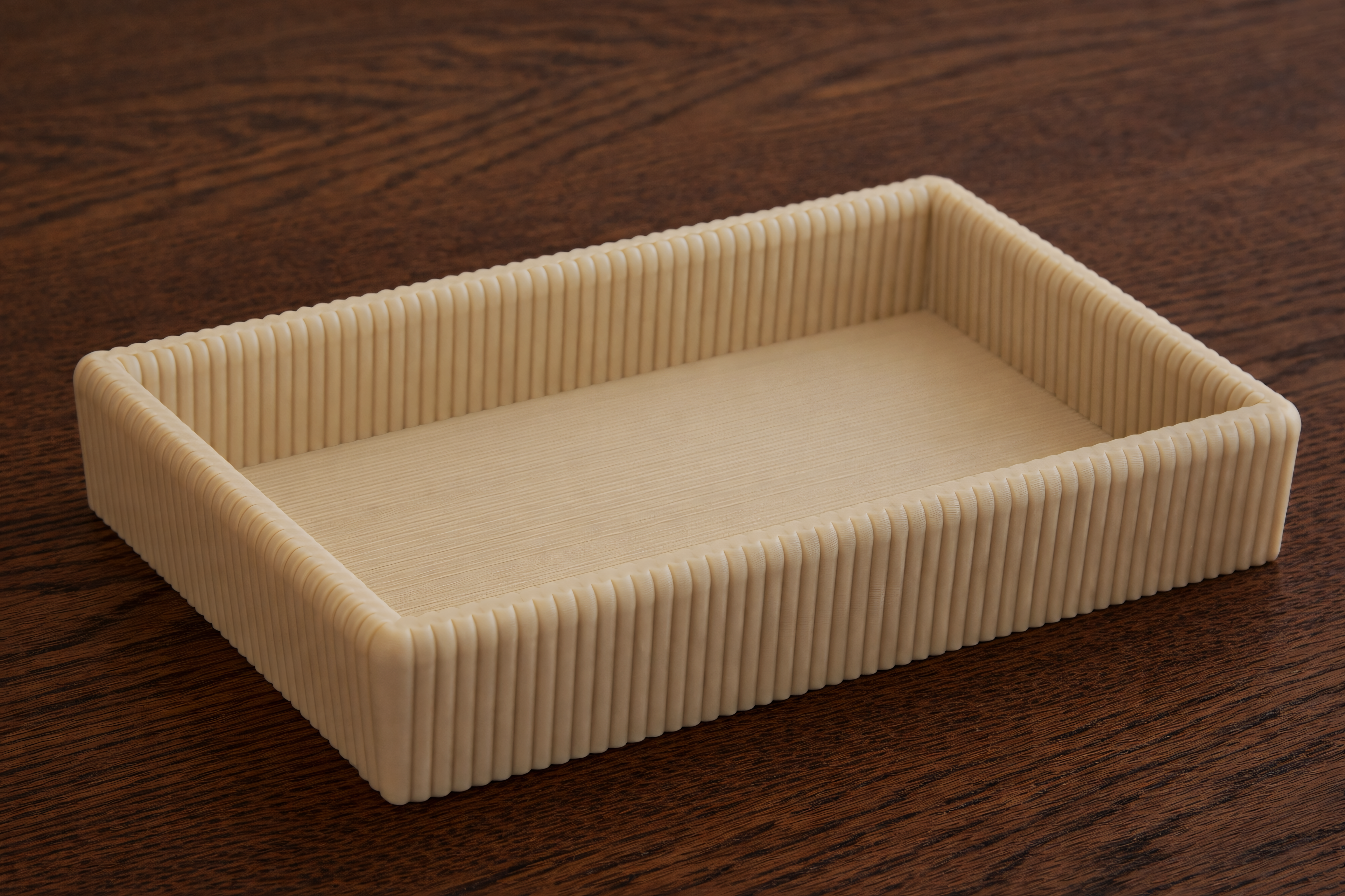 Miniatura 3 do modelo 3D Modern Rectangular Storage Tray