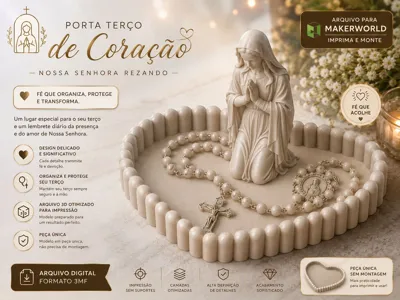 Our Lady Rosary Holder