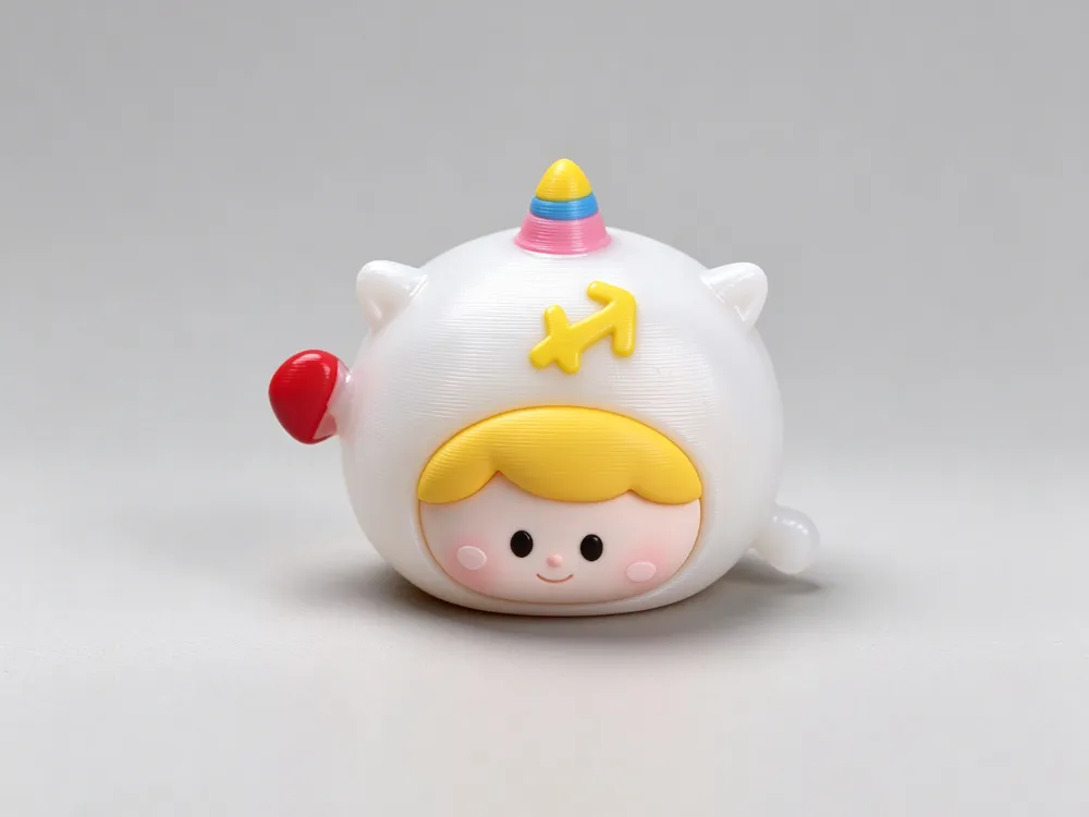 Sagittarius - 12 Constellations Cartoon Figurine Cute Mini Desktop ...