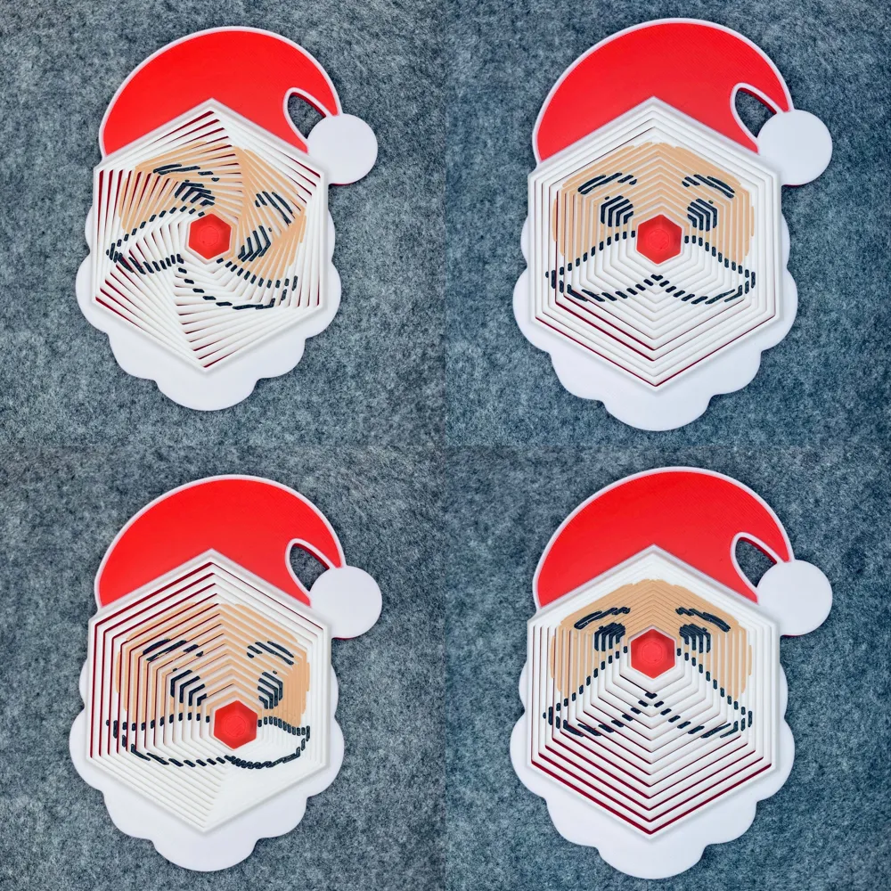Santa Claus Hexagon Fidget Toy