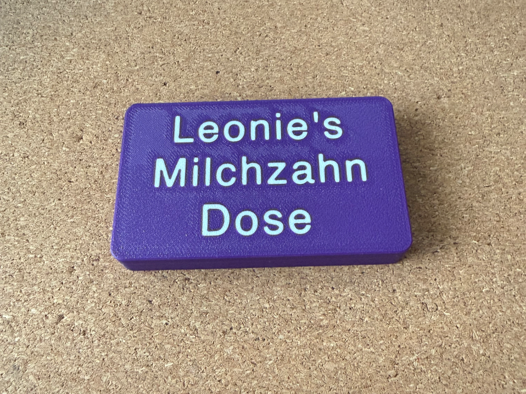 Zahndose , Persönlich, Handlich, mit Zange