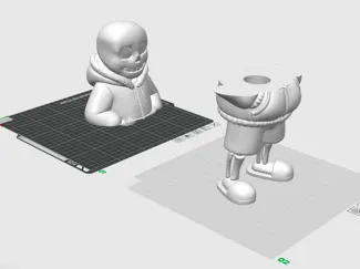 Sans Skeleton Figure – Blank Version