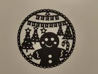 Décoration murale pain d'épices de Noël — photo 2