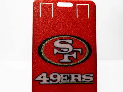 ID Card Badge Holder SF 49ers (Remix) (AMS)
