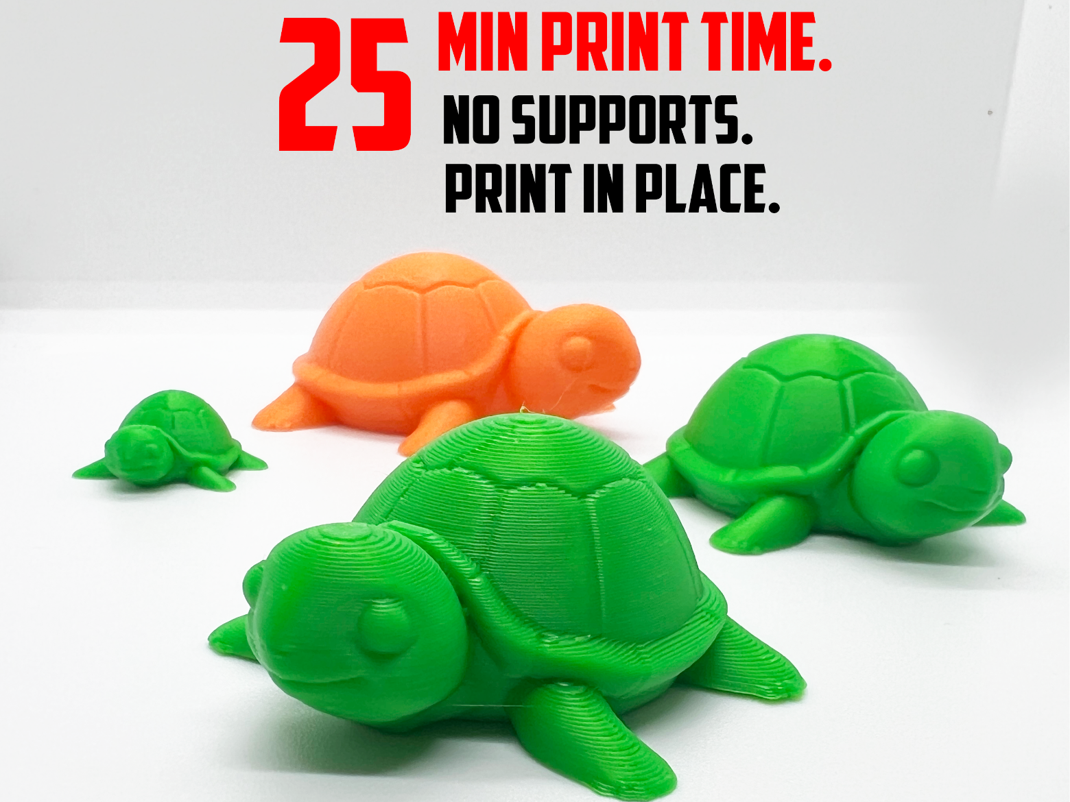 Miniatura 1 do modelo 3D Mini turtle No Supports