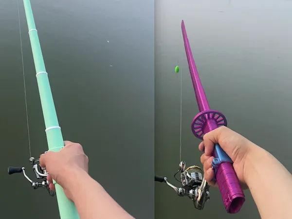 Accessoire épée télescopique - canne à pêche