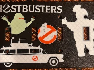 Halloween light switch covers