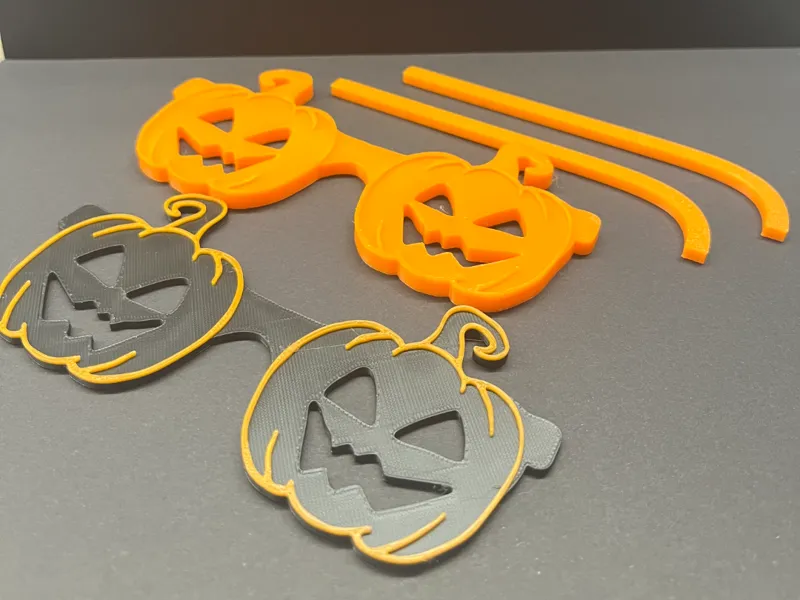 Halloween Glasses - Spooky Pumpkin