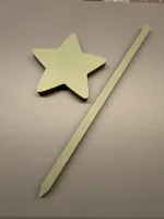 Étoile décorative sur pique — photo 3