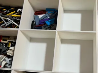 3" square container for Elfa drawer