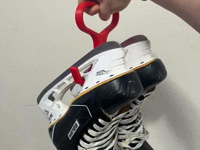 Ice skate holder