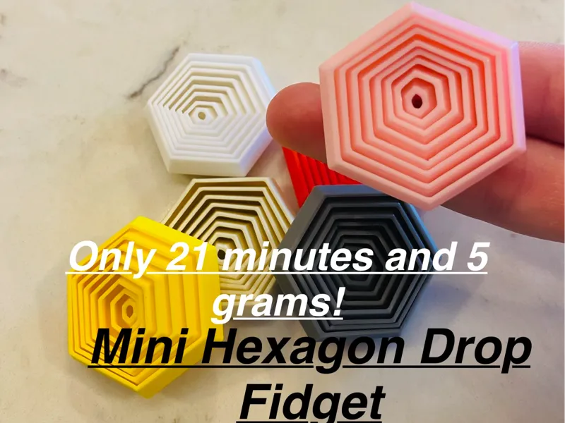 Mini Hexagon Drop Fidget