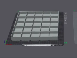 Machinist Gridfinity stackable loose insert trey