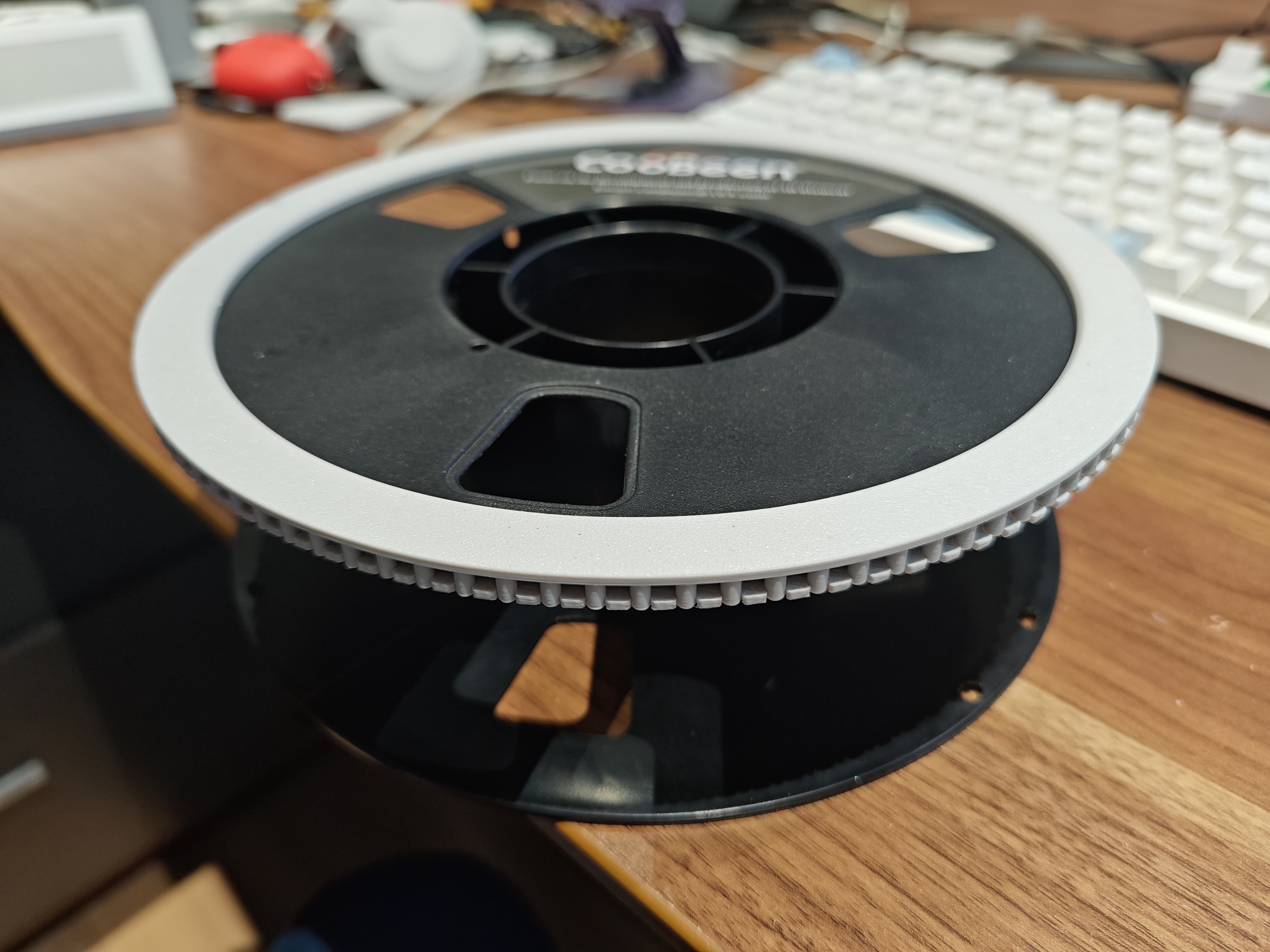 Miniatura 7 do modelo 3D 【老滕】密封箱料盘架，官方回转轴，手动退料 [已更新加强版]