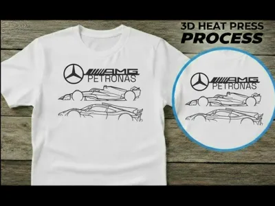 t-shirt print mercedes