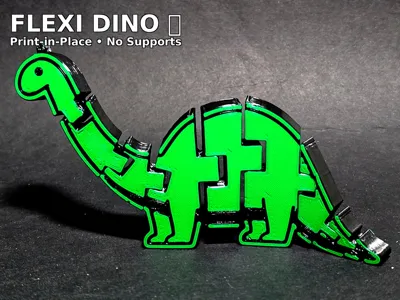 Flexi articulated fidget dinosaur