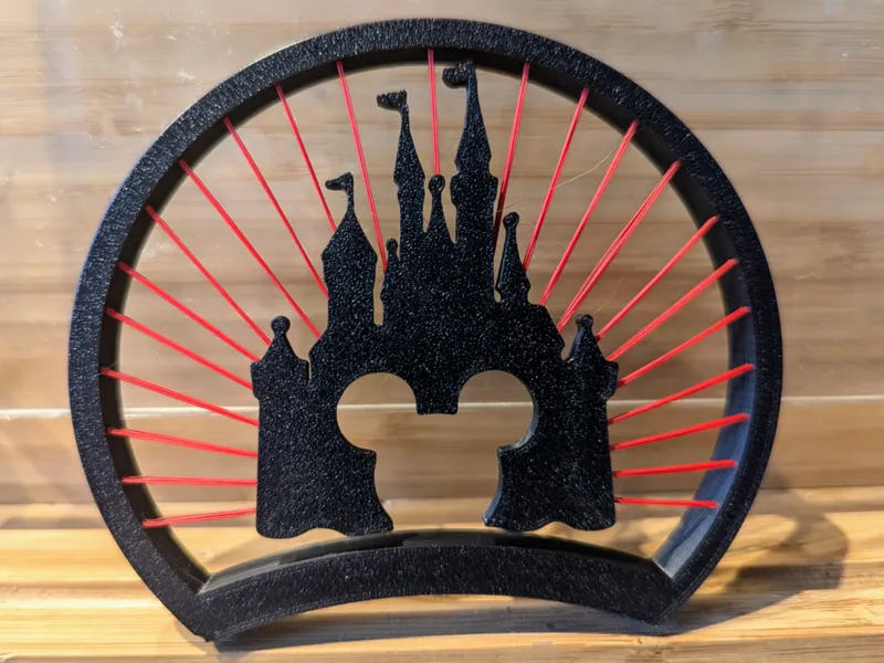 Disney Castle Suspended 5 Magnet Modular Headband
