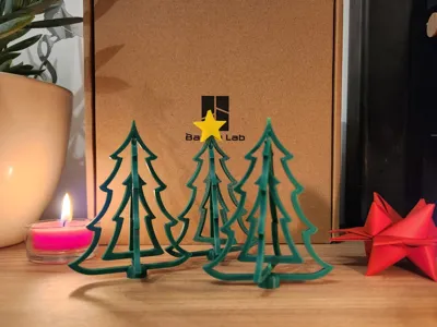 2.5D Christmas tree