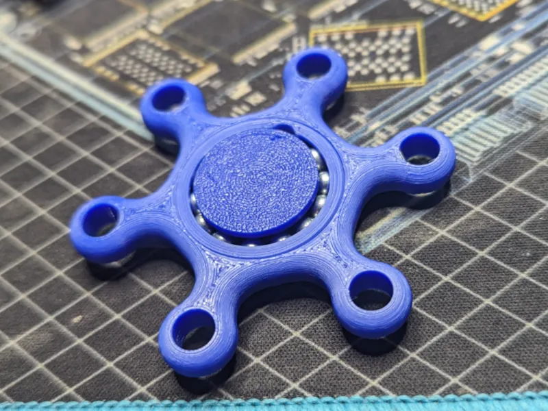 Fidget spinner with BB bearings