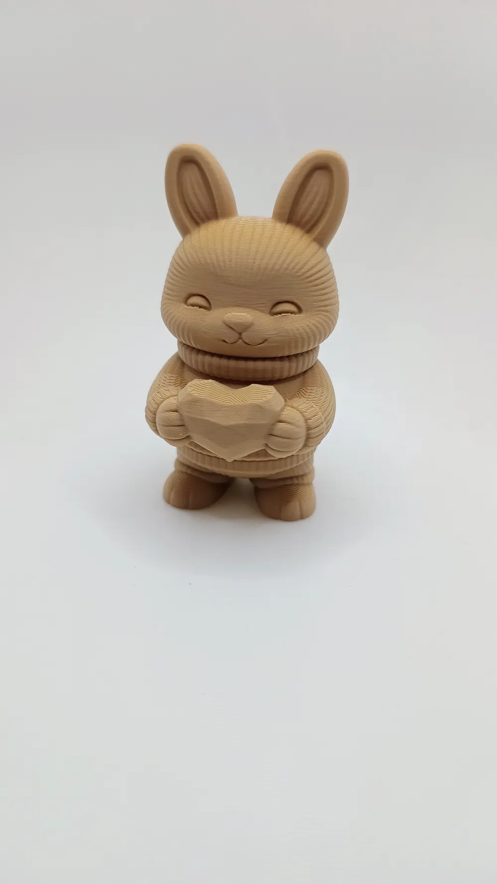Heart Bunny from the Cuddle Knit World - Free 3D Print Model - MakerWorld