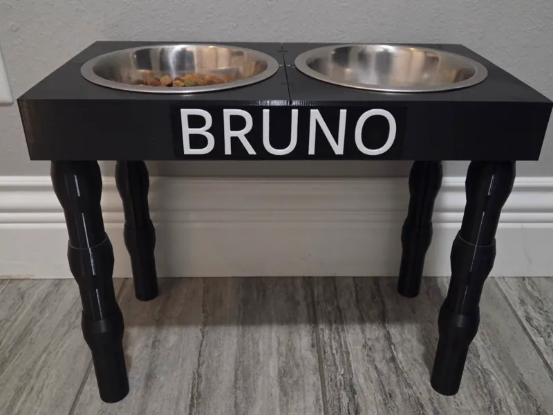 Modular Dog Bowl Stand