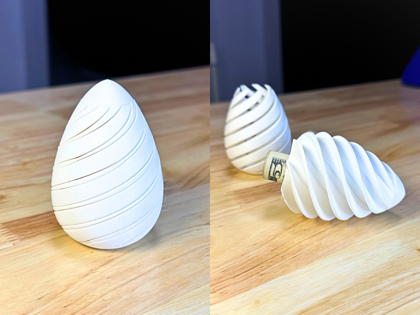 Easter Egg Passthrough Fidget w/ Cash Compartment