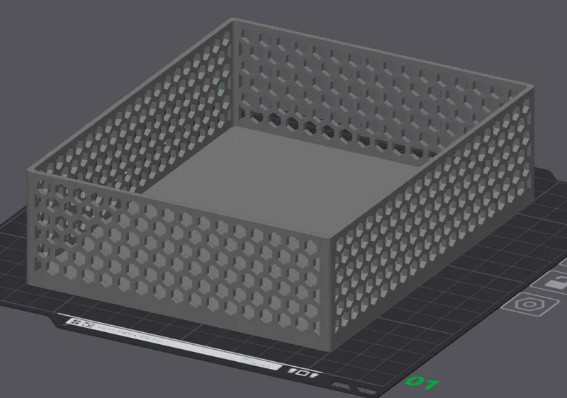 Honeycomb box