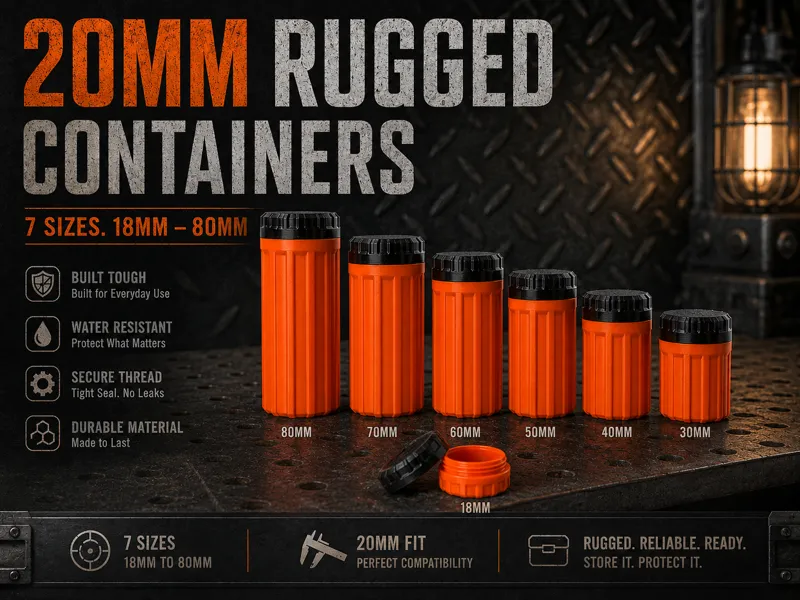 Rugged Container 20mm Edition - 7 Sizes