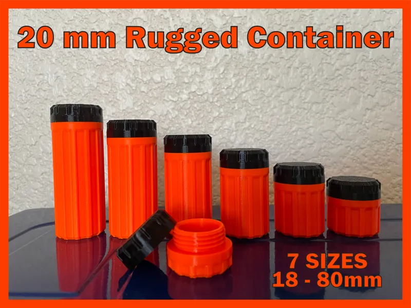 Rugged Container 20mm Edition - 7 Sizes
