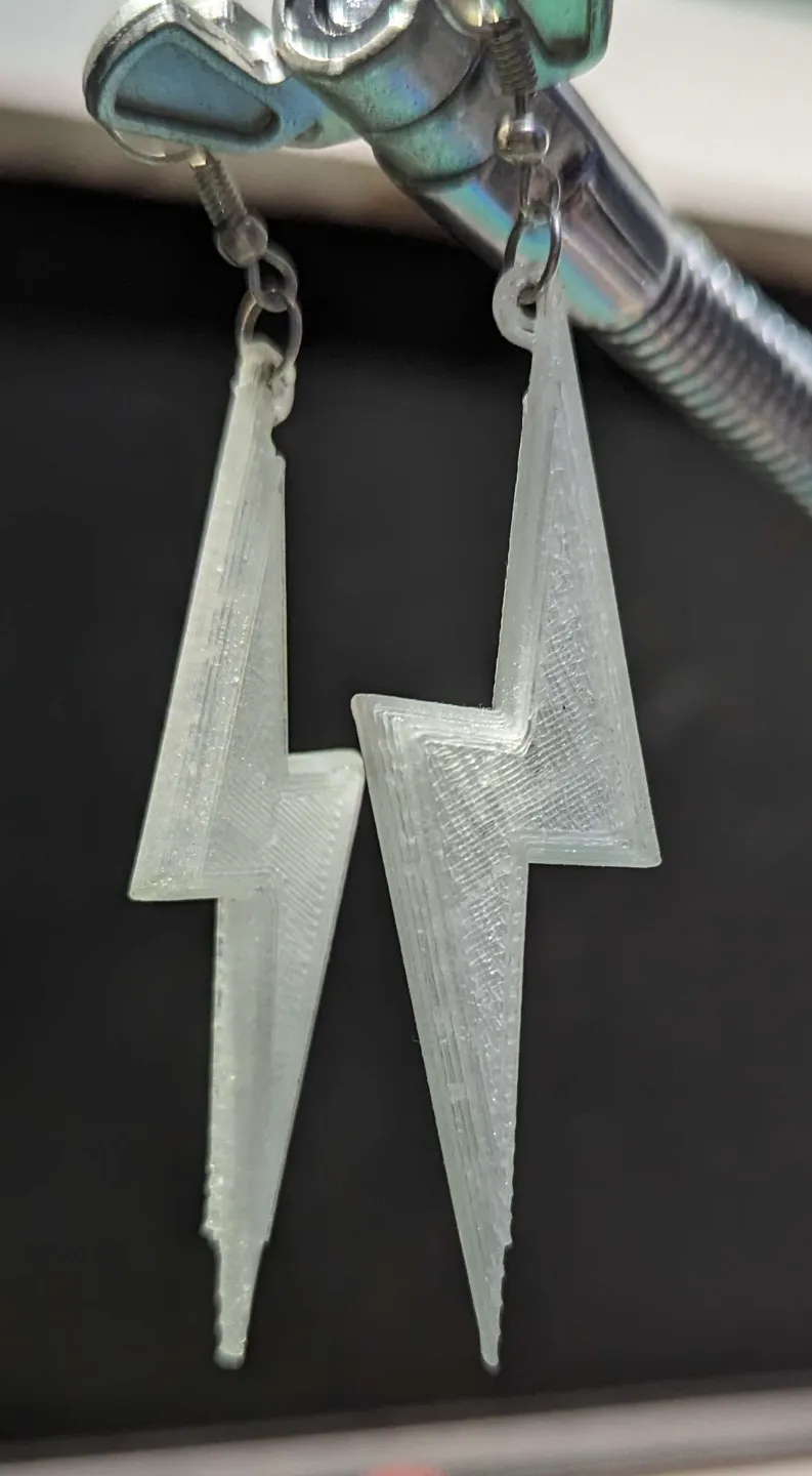 Lightning Bolt Earring view 2