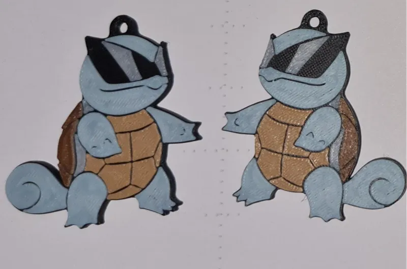 Squirtle de óculos