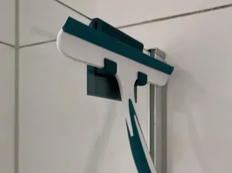 Shower wiper holder
