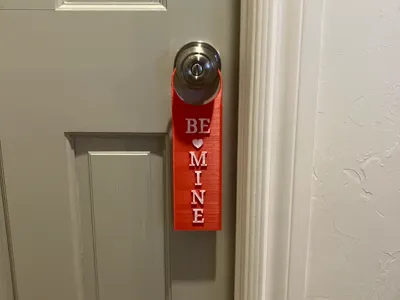 Be Mine - Door Hanger