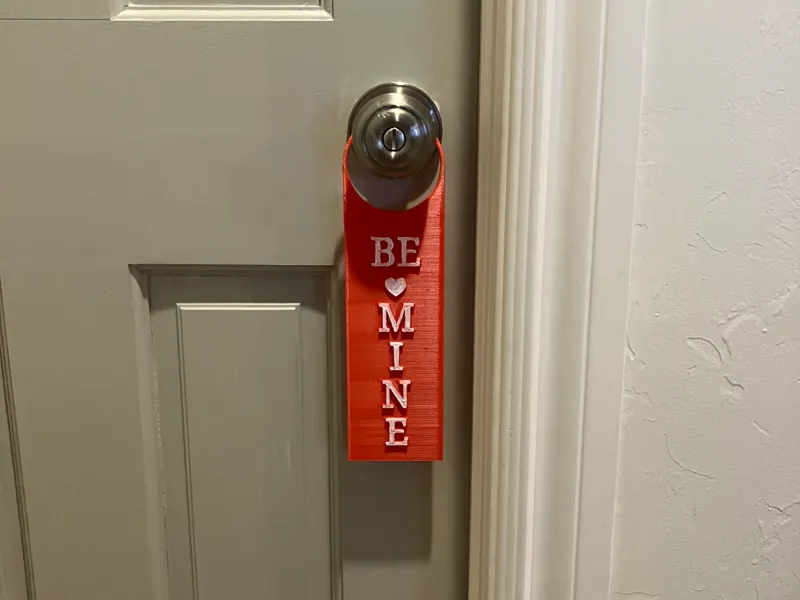 Be Mine - Door Hanger