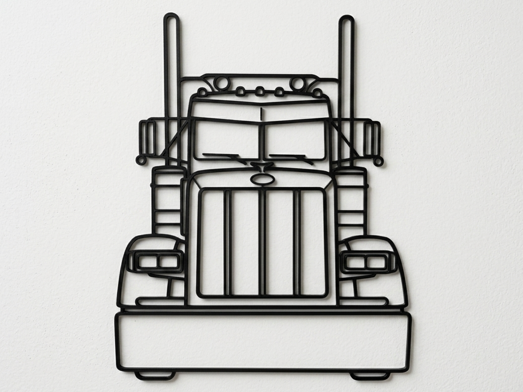 Peterbilt 379 Front Wall Art