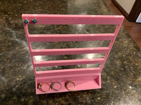 Earring and Ring Stand view 2