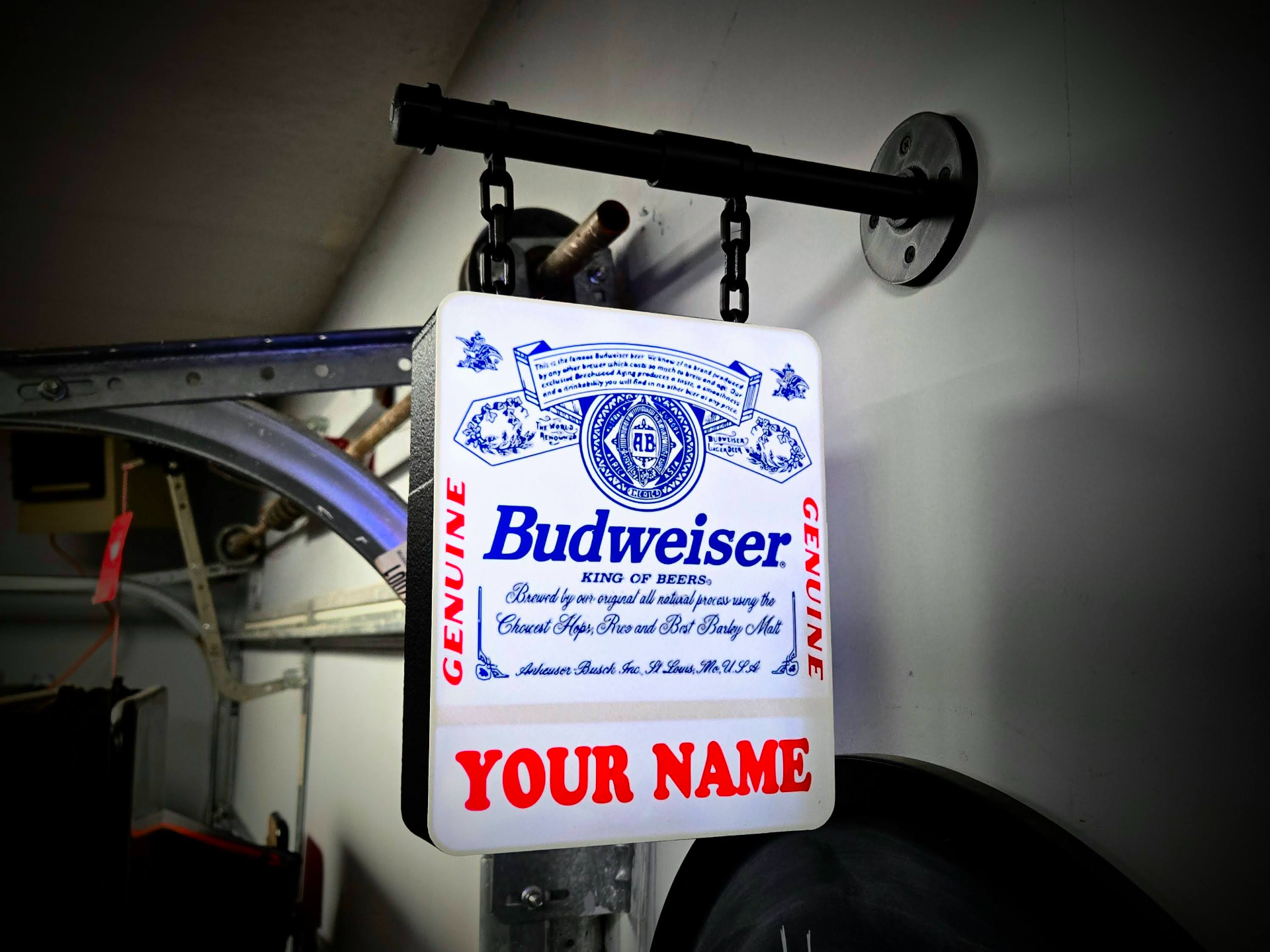 BUDWEISER ~ 2-Sided LED Lightbox Sign