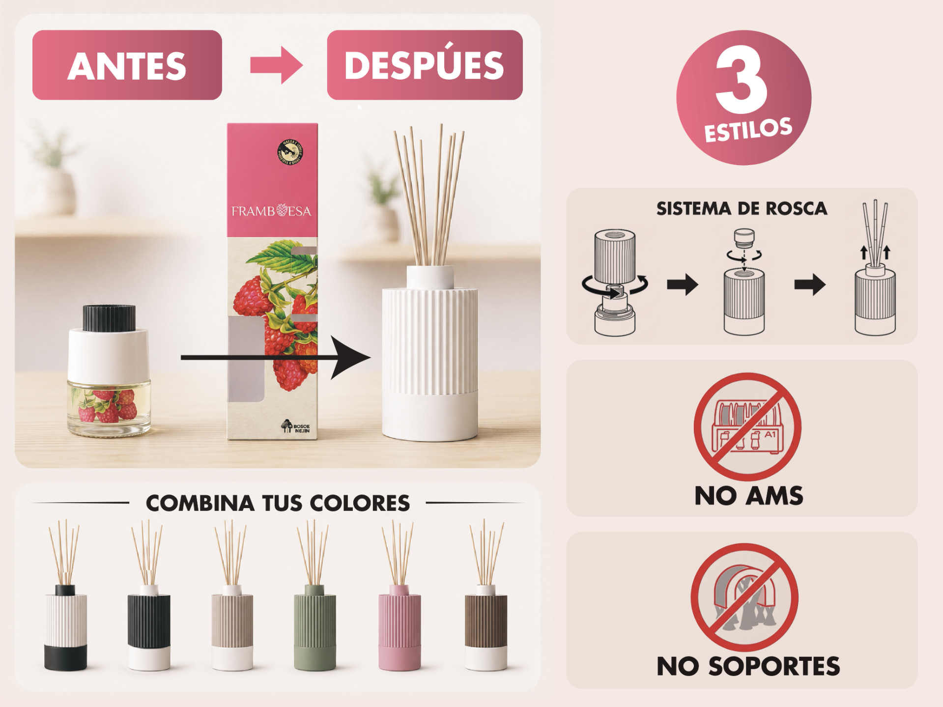 Cubierta decorativa para Ambientador Mercadona