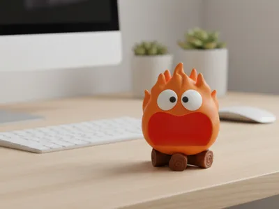 Cartoon Calcifer Oggetti Lampada Cartoon Anime 12 Centimetri Candela