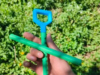 Worm Grunting Stick with Handle